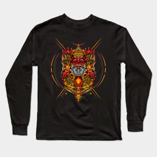 Illustration of Balinese traditional dance Long Sleeve T-Shirt